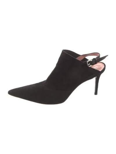 Pre-owned Acne Studios Suede Pumps In Black