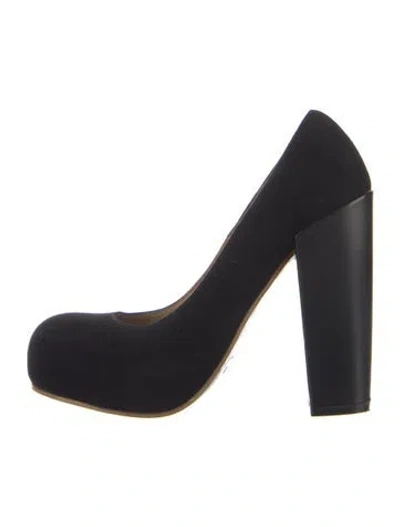 Pre-owned Acne Studios Suede Pumps In Black