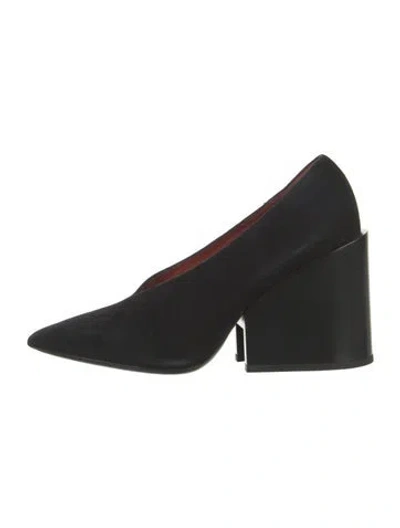 Pre-owned Acne Studios Suede Pumps In Black