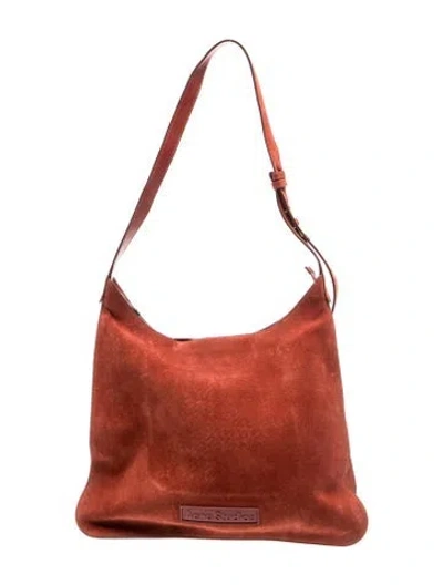 Pre-owned Acne Studios Suede Shoulder Bag In Brown