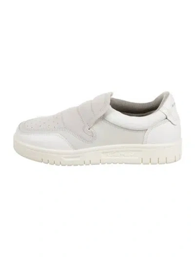 Pre-owned Acne Studios Suede Sneakers In Neutral