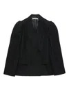 Acne Studios Double-breasted Blazer In Black