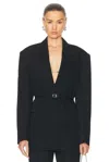 Acne Studios Women Relaxed Fit Suit Jacket In Black