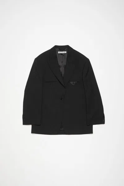 Acne Studios Jemily Oversized Jacket In Black