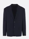 Acne Studios Long-sleeved Suit Jacket In Blue