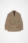 Acne Studios Suit In Brown Beige