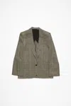 Acne Studios Single-breasted Jacket - Regular Fit In Multi Brown