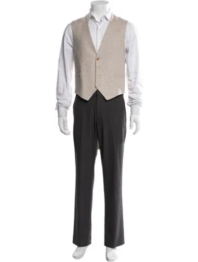 Pre-owned Acne Studios Suit Vest In Neutrals