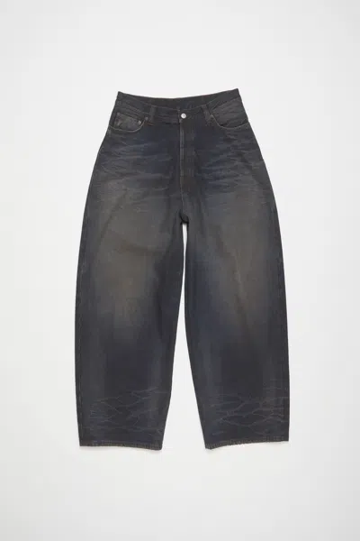 Acne Studios Ultra-loose Jeans In Dark Blue