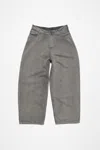 Acne Studios Super Baggy Fit Jeans - 2023m In Anthracite Grey