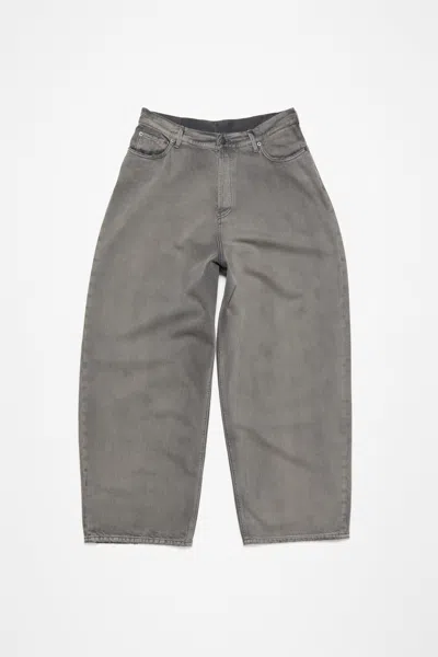 Acne Studios Super Baggy Fit Jeans - 2023m In Anthracite Grey