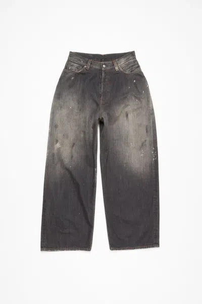 Acne Studios Super Baggy Fit Jeans - 2023m In Black