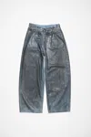 Acne Studios Super Baggy Fit Jeans - 2023m In Silver,blue