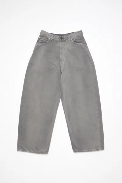 Acne Studios Super Baggy Fit Jeans - 2023f In Anthracite Grey