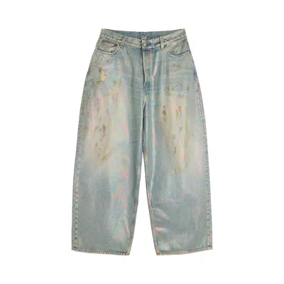 Pre-owned Acne Studios Super Baggy Fit Jeans 'mid Blue' | Men's Size 30