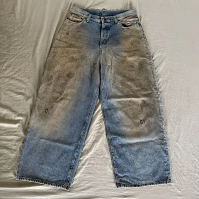 Pre-owned Acne Studios Super Baggy Jeans Penicillian - 2023m In Blue