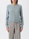 Acne Studios Kenny Wool Cardigan In Animal Print