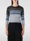 Acne Studios Fairislepattern Wool Sweater In Multi
