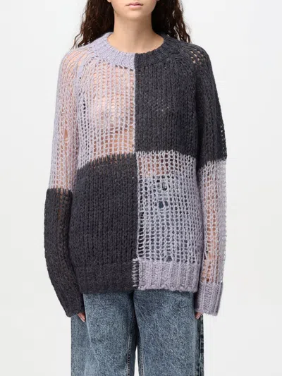 ACNE STUDIOS SWEATER ACNE STUDIOS WOMAN COLOR VIOLET,G10039019
