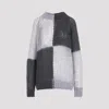 Acne Studios Wide-knit Mesh Shirt In Bas Purple Grey