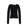 Acne Studios Ribbed Cotton Cardigan In Black