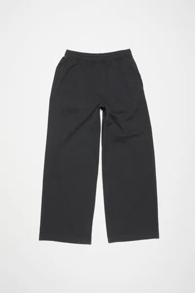 Acne Studios Sweatpant Logo Stamp In Black