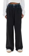 Acne Studios Sweatpants Black/green