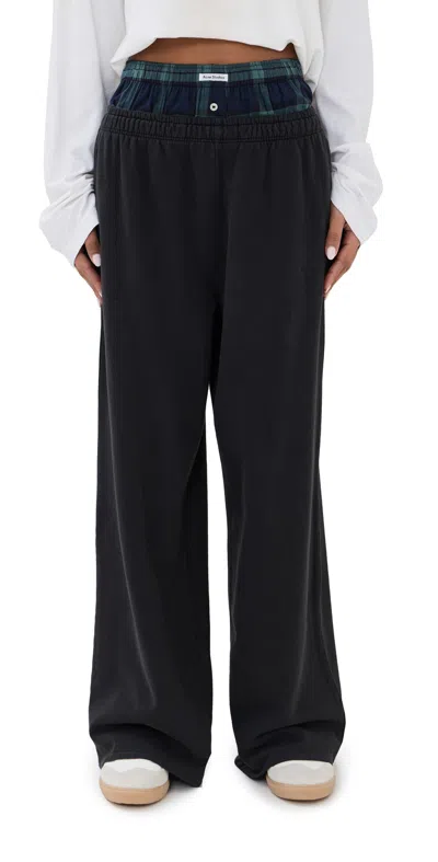 Acne Studios Sweatpants Black/green