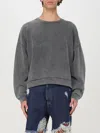 Acne Studios Man Black Sweatshirts In Schwarz
