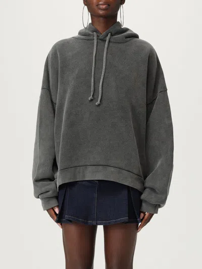 Acne Studios Sweatshirt  Woman Color Black In Gray