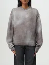 Acne Studios Koros Sprayed Crewneck Sweater In Grey