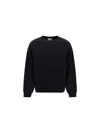 Acne Studios Sweatshirt Logo Face Patch In Black