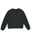 Acne Studios Crewneck Sweatshirt With Subtle Logo Detail In Black