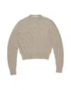 Acne Studios Crewneck Sweater In Brown