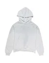 Acne Studios Melange Hoodie Logo Ci0159co R 92h In Gray