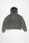 Acne Studios Hooded Sweater In Ausgebleichtes Schwarz