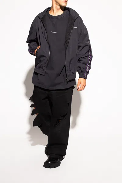 Acne Studios Sweatshirt With Logo In Black