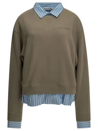 Acne Studios Organic Cotton Polo Shirt In Pattern