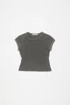 Acne Studios T-shirt - Fitted Unisex Fit In Faded Grey