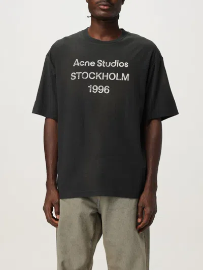 ACNE STUDIOS T-SHIRT ACNE STUDIOS MEN COLOR BLACK,H20510002