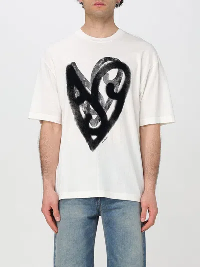 Acne Studios Printed T-shirt In White