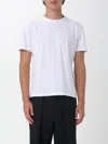 Acne Studios White Regular Fit T-shirt In Multi