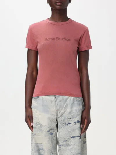 Acne Studios T-shirt  Woman Color Rust In 铁锈色