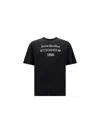 Acne Studios Logo T-shirt Faded Black In Faded Black