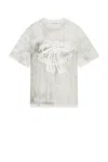 Acne Studios Mens Faded Black Graphic-print Short-sleeve Cotton-jersey T-shirt In Faded Black