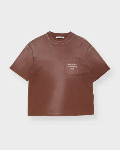 Acne Studios T-shirt Fn-ux-tshi000289 In Brown