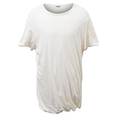 Acne Studios T-shirt In White Cotton In Neutral