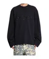 Acne Studios Black Logo Relaxed Fit T-shirt In Black