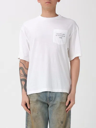 Acne Studios Men T-shirt In Gray