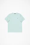 Acne Studios Crew Neck T-shirt- Regular Fit In Dusty Blue